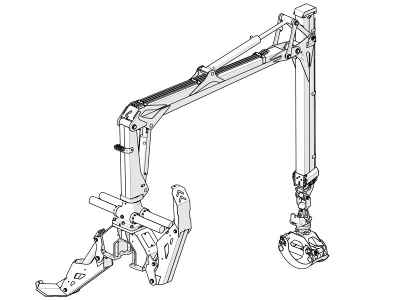 Hydraulická ruka Palms 7.78